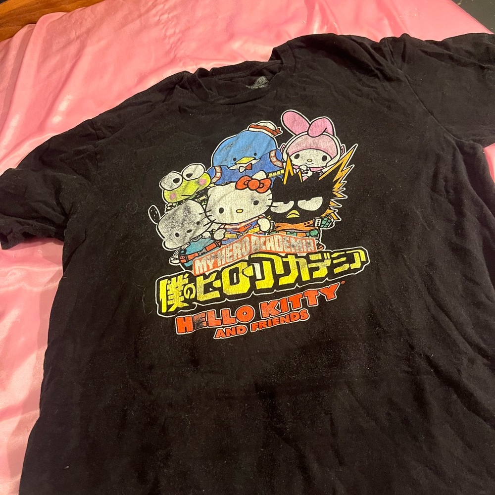 Hello Kitty and Friends Black T-Shirt